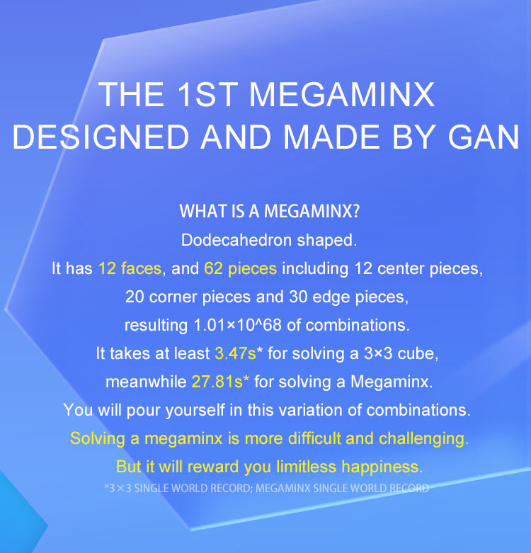 GAN Megaminx - LighterTwisty Fun - GANCube